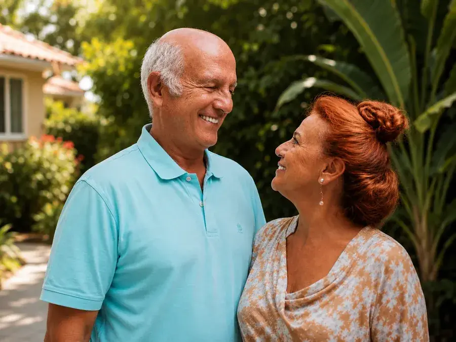 Dental implant patient smiling in Bradenton, FL